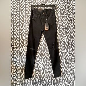 NWT Frye High-Rise Skinny Black Denim 25